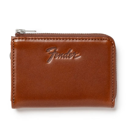 FENDER フェンダー (設立 80周年 ) - コインケース / Brown / ギターピック＆ウォレットコード付き / 財布 【公式 / オフィシャル】