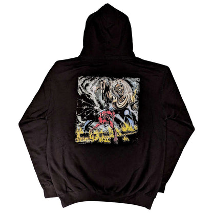 IRON MAIDEN アイアンメイデン (結成 50周年 ) - Number Of The Beast Vintage Logo Faded Edge Album / バックプリントあり / パーカー・スウェット / メンズ