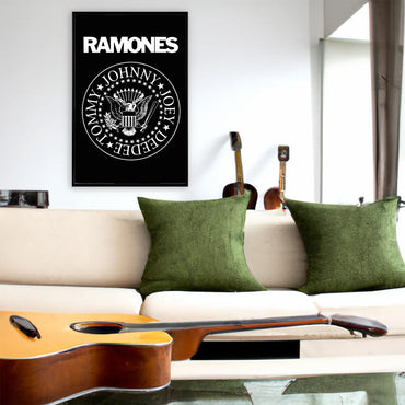 RAMONES ラモーンズ (来日 45周年 ) - Logo / ポスター 【公式 / オフィシャル】