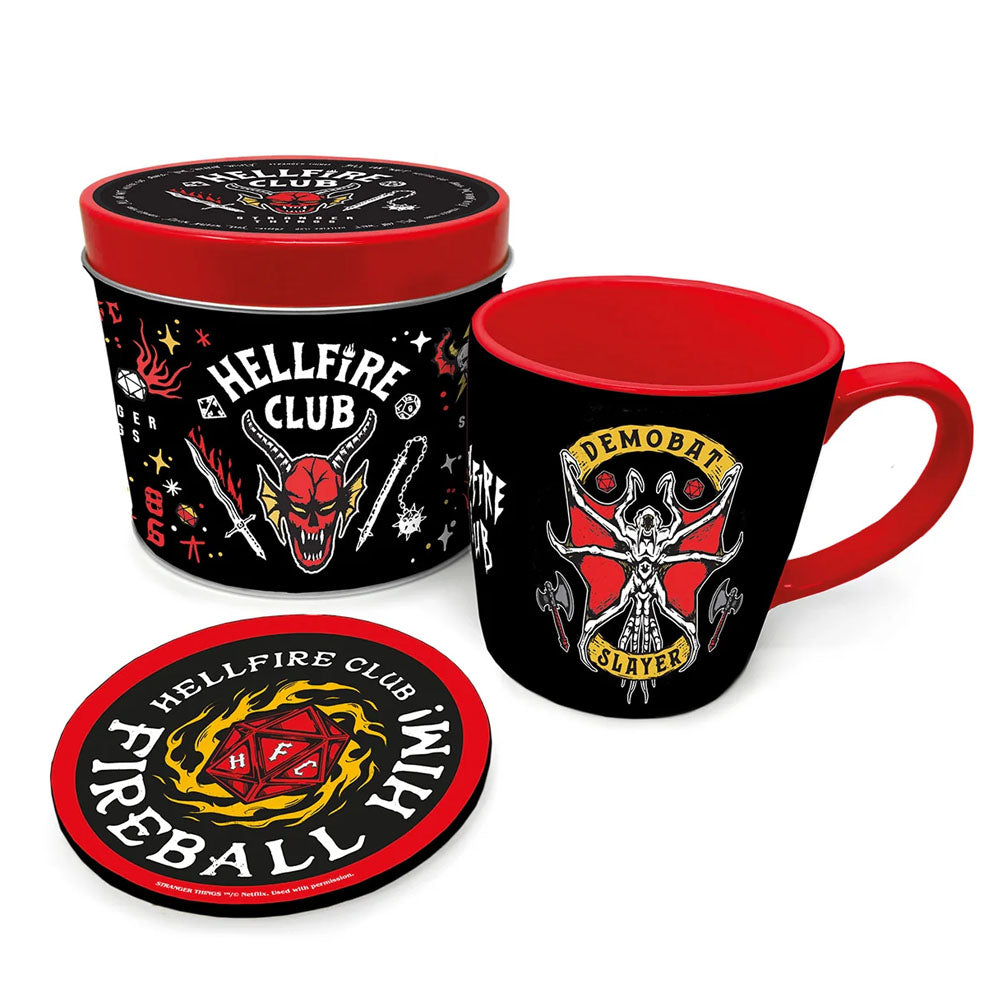 STRANGER THINGS ストレンジャー・シングス (シーズン5 2025年配信決定 ) - Hellfire Club / ギフト缶入り / マグカップ 【公式 / オフィシャル】