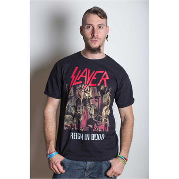 SLAYER スレイヤー (来日 35周年 ) - Reign in Blood / Tシャツ / メンズ