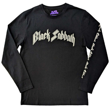 BLACK SABBATH ブラックサバス (OZZY OSBOURNE 追悼 ) - The End Mushroom Cloud / バックプリントあり / 長袖 / Sleeve Print / Tシャツ / メンズ 【公式 / オフィシャル】