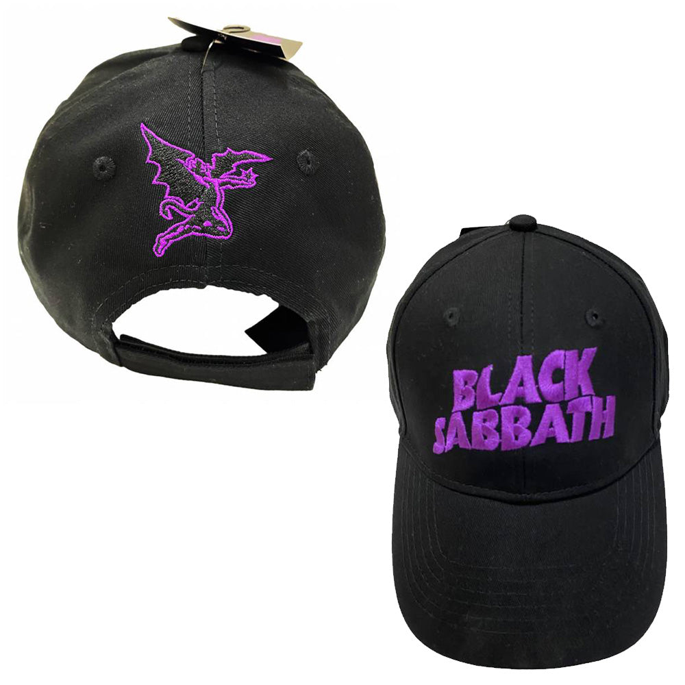 BLACK SABBATH ブラックサバス (デビュー 55周年 ) - Demon & Logo / キャップ / メンズ 【公式 / オフィシャル】