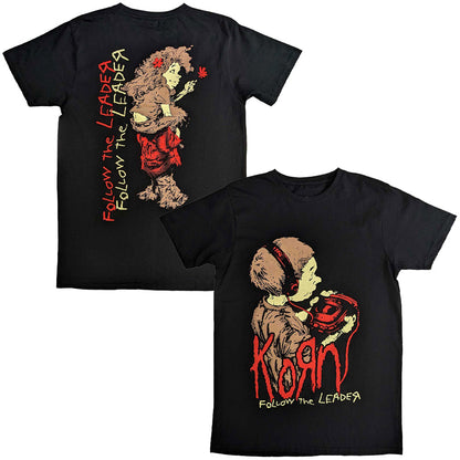 KORN コーン - Follow The Leader / バックプリントあり / Tシャツ / メンズ 【公式 / オフィシャル】