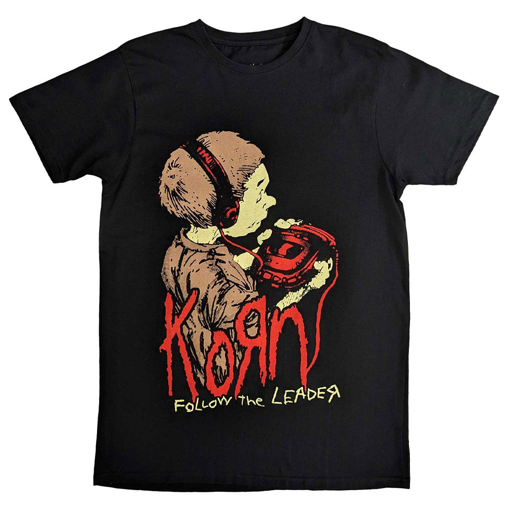 KORN コーン - Follow The Leader / バックプリントあり / Tシャツ / メンズ 【公式 / オフィシャル】