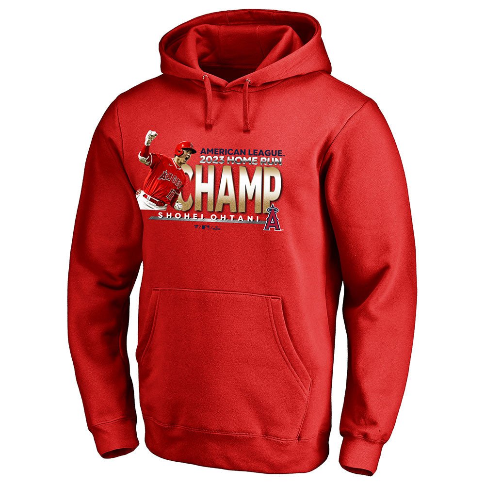 【ラスト販売/限定商品】SHOHEI OHTANI 大谷翔平 - Los Angeles Angels 2023 Home Run Champ / RED / パーカー・スウェット / メンズ - PGS