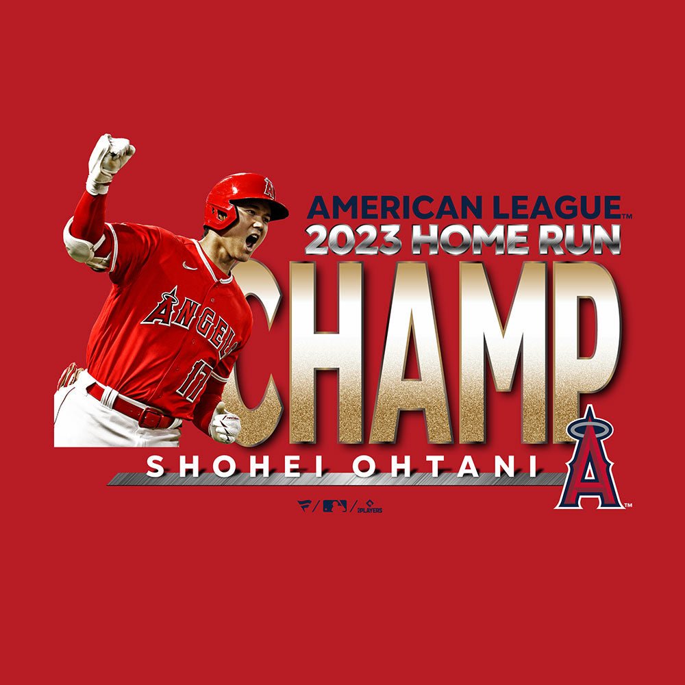 【ラスト販売/限定商品】SHOHEI OHTANI 大谷翔平 - Los Angeles Angels 2023 Home Run Champ / RED / パーカー・スウェット / メンズ - PGS