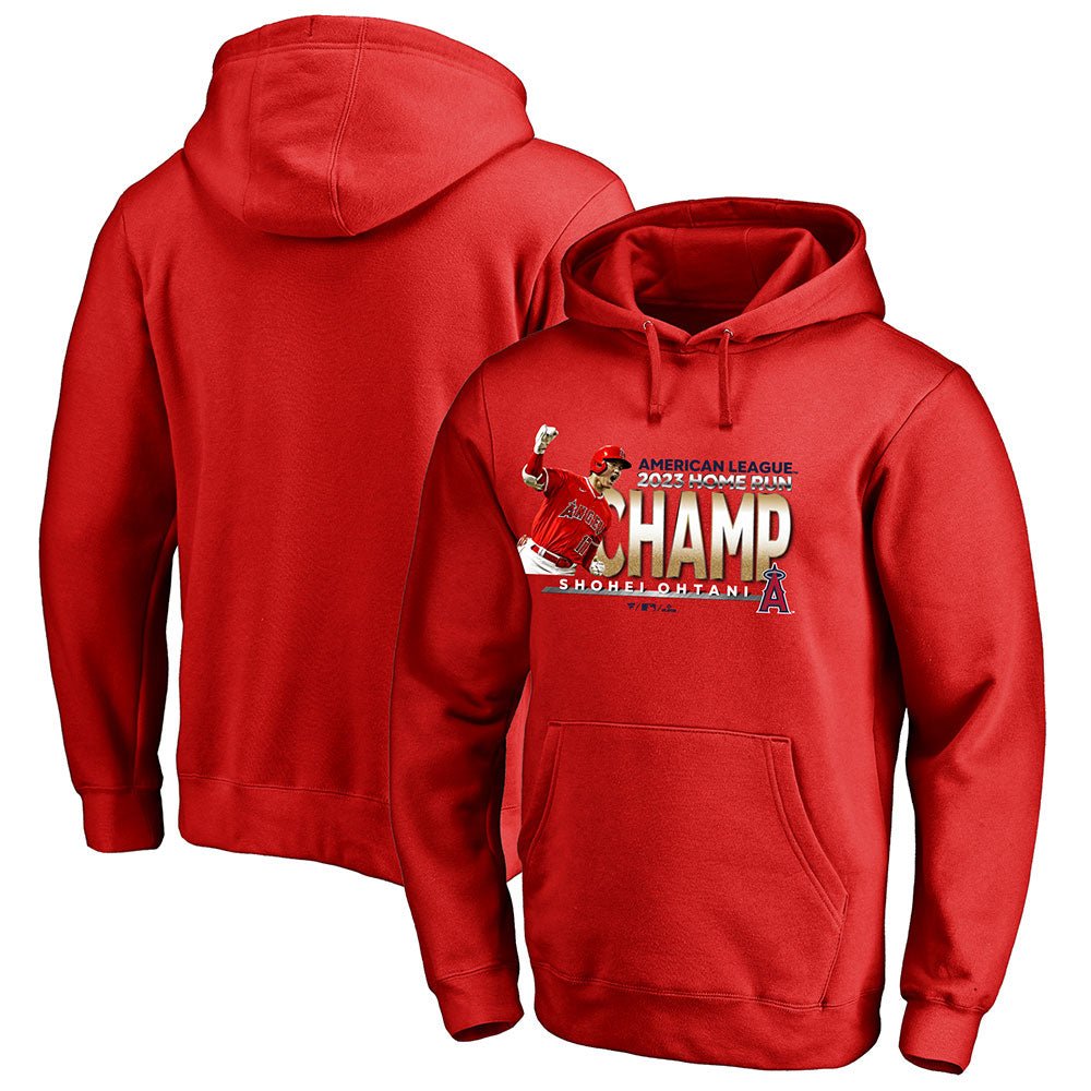 【ラスト販売/限定商品】SHOHEI OHTANI 大谷翔平 - Los Angeles Angels 2023 Home Run Champ / RED / パーカー・スウェット / メンズ - PGS