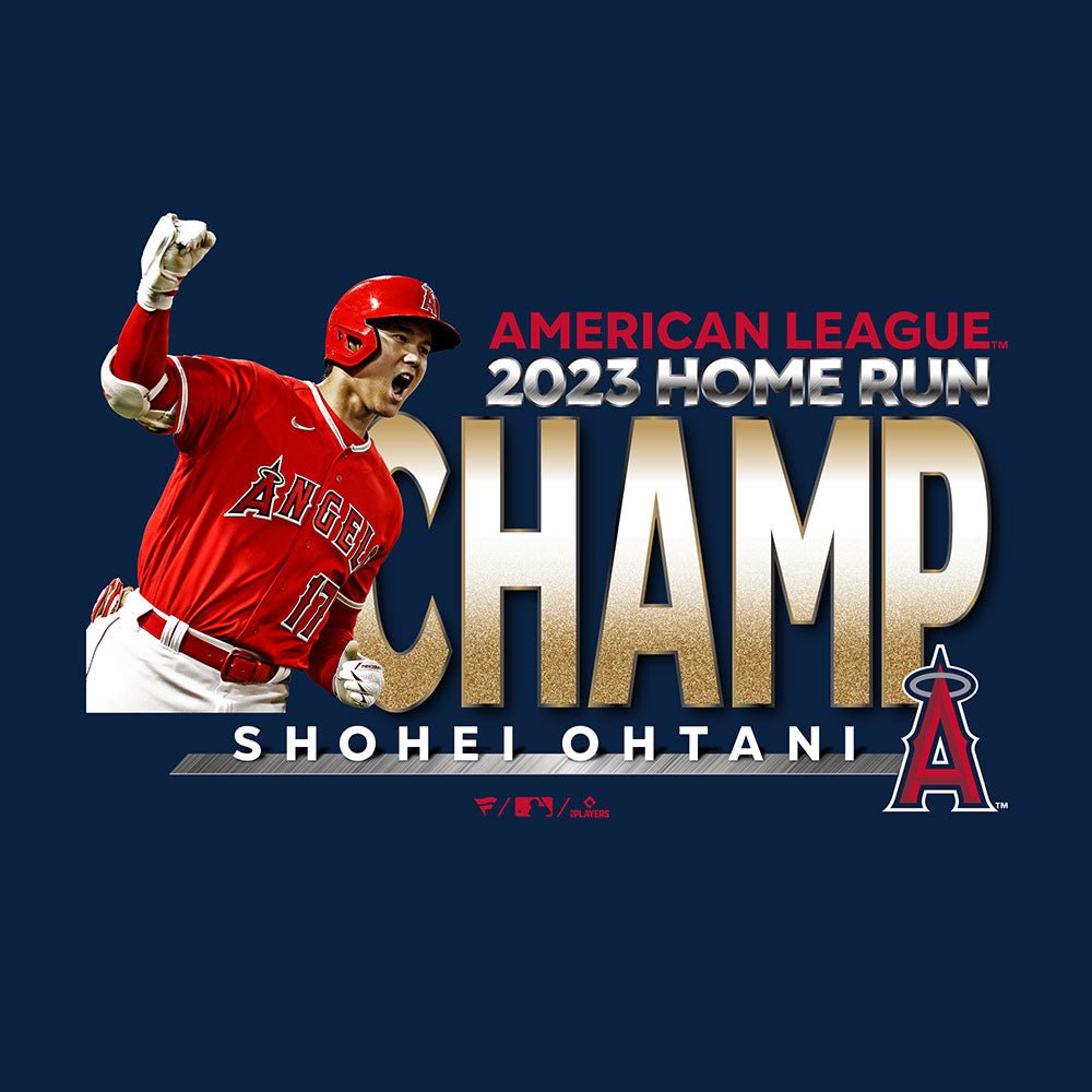 【ラスト販売/限定商品】SHOHEI OHTANI 大谷翔平 - Los Angeles Angels 2023 ホームラン王 / NAVY / パーカー・スウェット / メンズ - PGS