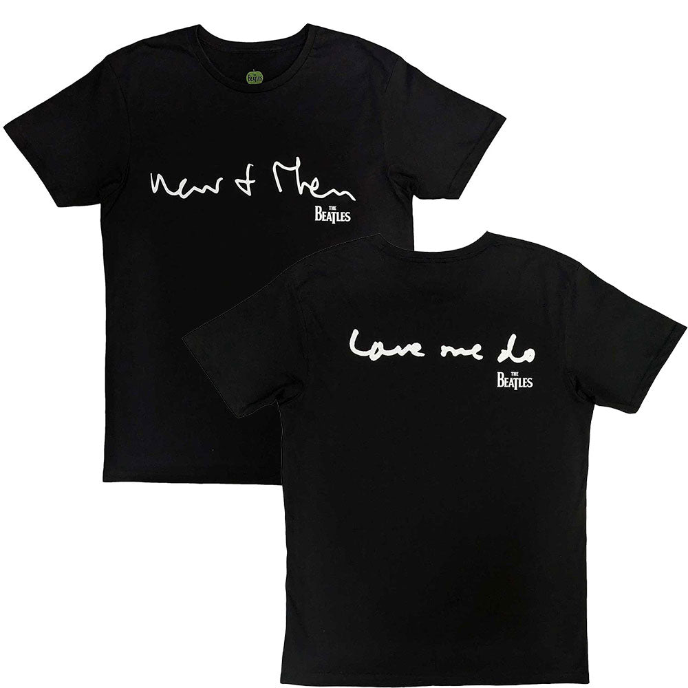 THE BEATLES ビートルズ (結成 65周年 ) - Now & Then / バックプリントあり / Tシャツ / メンズ 【公式 / オフィシャル】