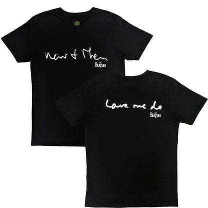 THE BEATLES ビートルズ (結成 65周年 ) - Now & Then / バックプリントあり / Tシャツ / メンズ 【公式 / オフィシャル】