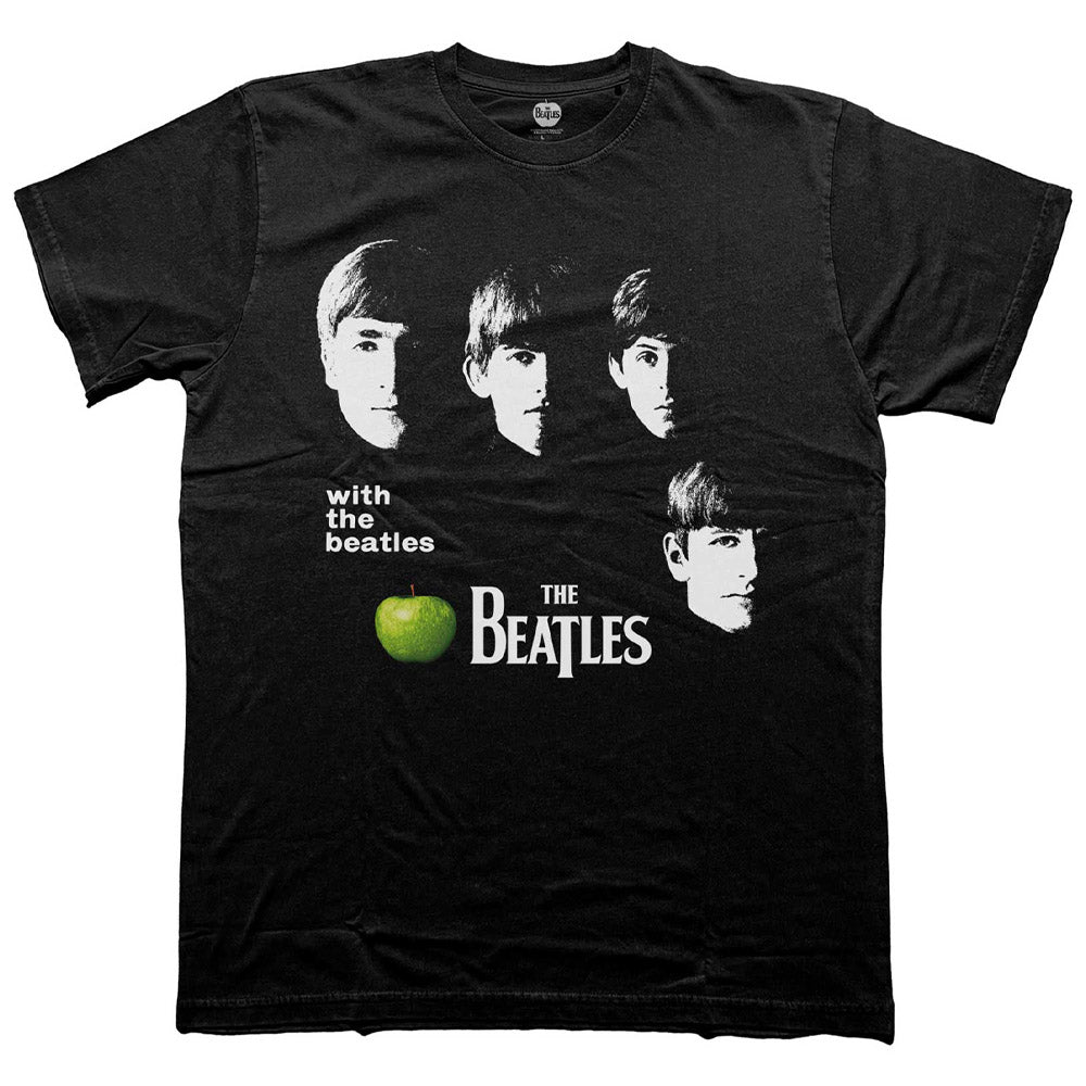 THE BEATLES ビートルズ (結成 65周年 ) - With The Beatles Apple / Tシャツ / メンズ 【公式 / オフィシャル】