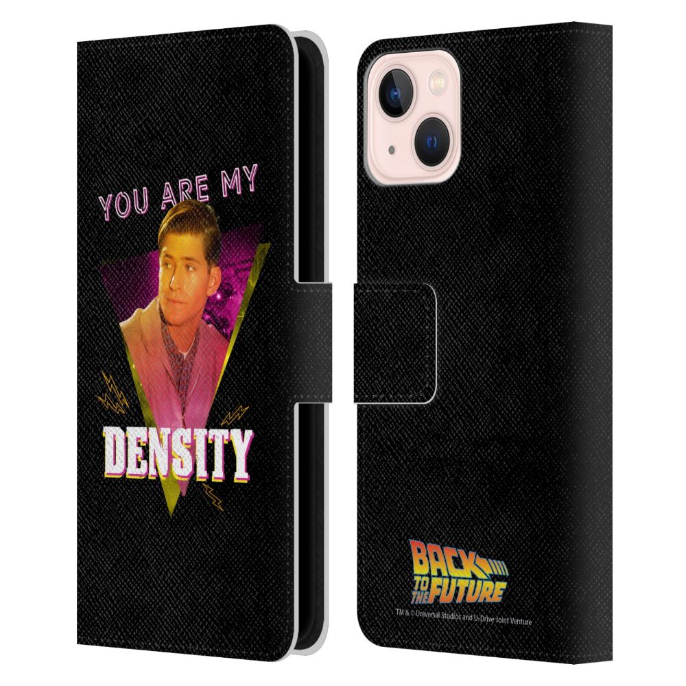 BACK TO THE FUTURE バックトゥザフューチャー (劇場公開 40周年 ) - Density レザー手帳型 / Apple iPhoneケース - PGS