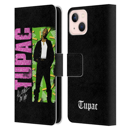 2PAC 2パック - Distressed レザー手帳型 / Apple iPhoneケース 【公式 / オフィシャル】