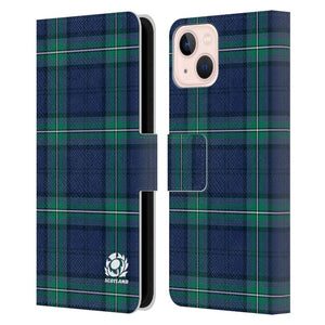 SCOTLAND RUGBY ラグビースコットランド代表 - Tartans レザー手帳型 / Apple iPhoneケース - PGS