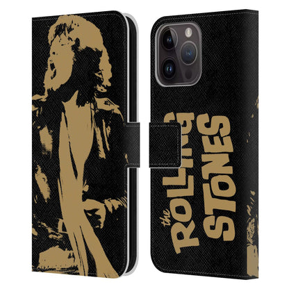 ROLLING STONES - (来日 35周年 記念 ) - Mick Jagger Grunge レザー手帳型