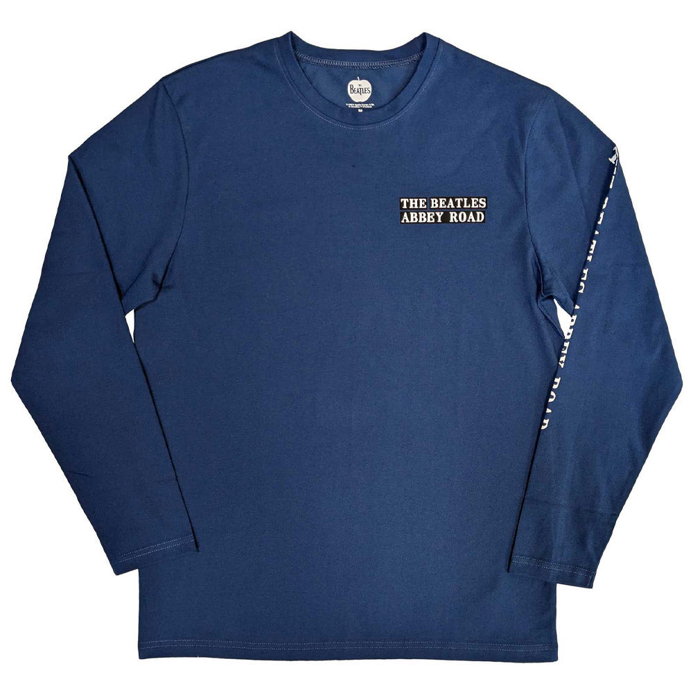 THE BEATLES ビートルズ (結成 65周年 ) - Abbey Road / バックプリントあり / 長袖 / Sleeve Print / Tシャツ / メンズ 【公式 / オフィシャル】