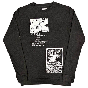 SEX PISTOLS セックスピストルズ - 100 Club / バックプリントあり / 長袖 / Tシャツ / メンズ