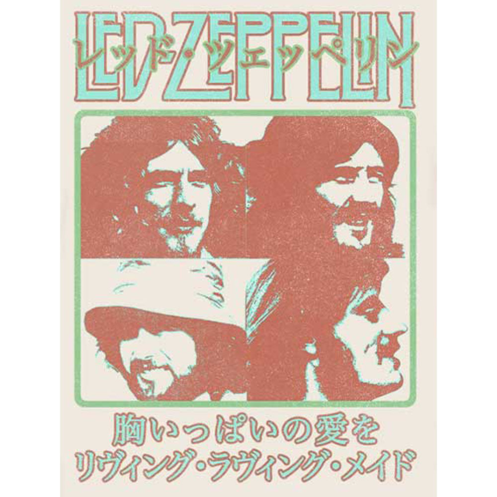 LED ZEPPELIN レッドツェッペリン (公式 映画公開 記念 ) - Japanese Poster / Tシャツ / メンズ 【公式 / オフィシャル】