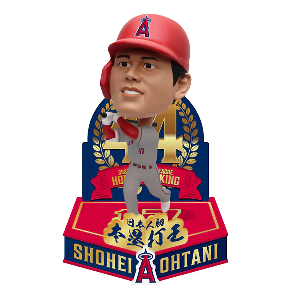 SHOHEI OHTANI 大谷翔平 - MLB公式 ホームラン王ボブルヘッド / ビジターユニフォーム / 約4.5インチ / 限定 / フィギュア・人形 【公式 / オフィシャル】