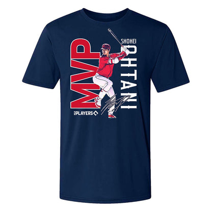 【ラスト販売/限定商品】SHOHEI OHTANI 大谷翔平 - エンジェルス OHTANI 2023 MVP 記念 / NAVY / Tシャツ / メンズ - PGS