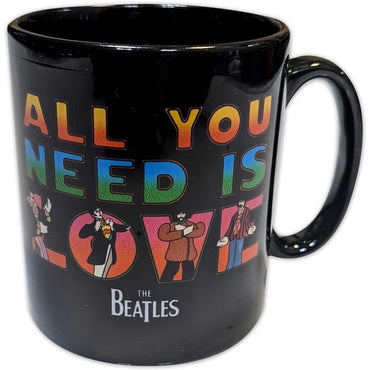 THE BEATLES ビートルズ (結成 65周年 ) - Yellow Submarine All You Need Is Love / マグカップ 【公式 / オフィシャル】