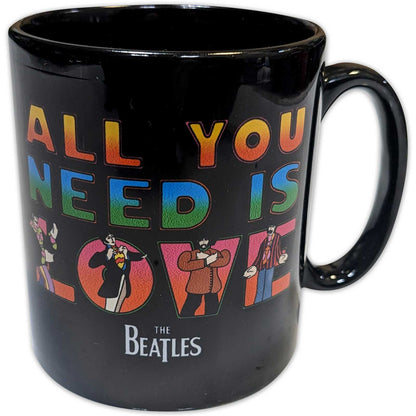THE BEATLES ビートルズ (結成 65周年 ) - Yellow Submarine All You Need Is Love / マグカップ 【公式 / オフィシャル】