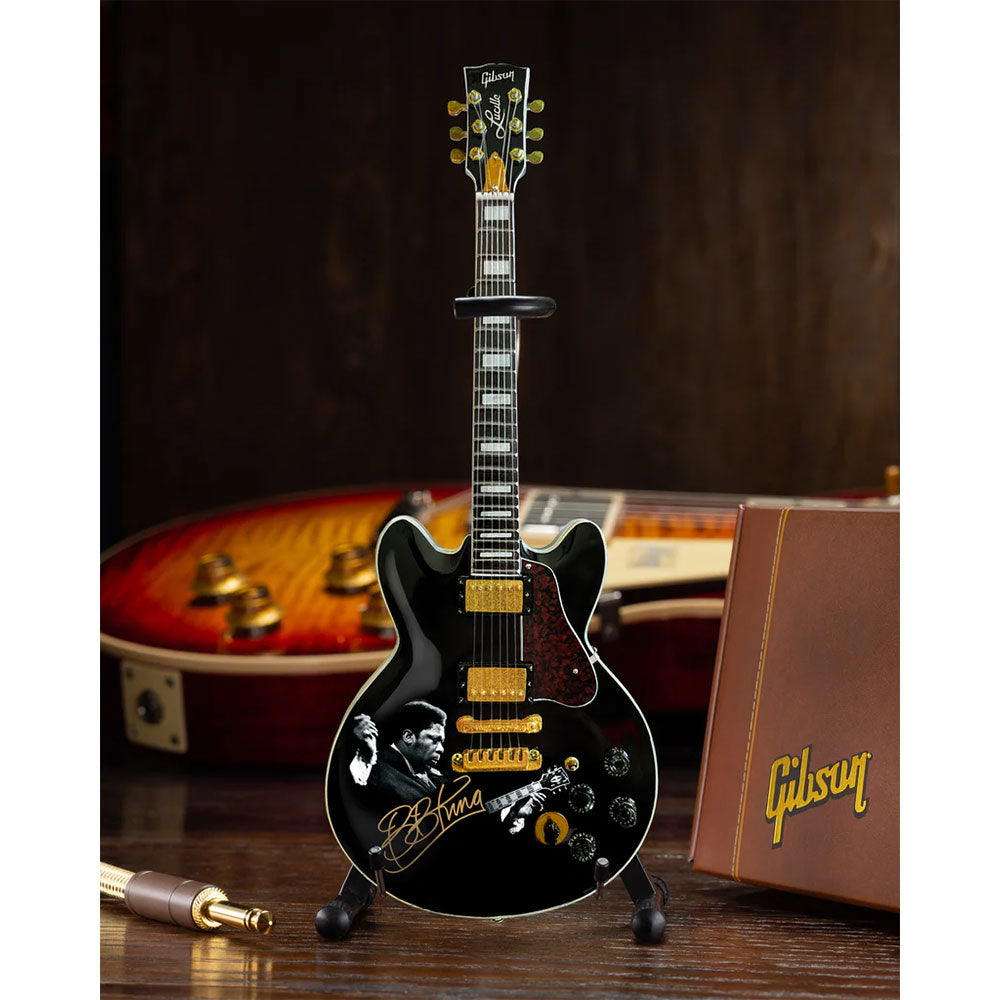 
                  
                    GIBSON ギブソン - TRIBUTE Gibson ES-355 Lucille Ebony Miniature Guitar Model / ミニチュア楽器
                  
                