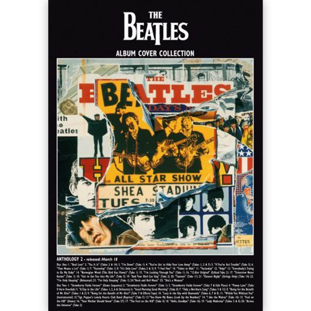 THE BEATLES ビートルズ (結成 65周年 ) - Anthology 2 Album / ポストカード・レター 【公式 / オフィシャル】