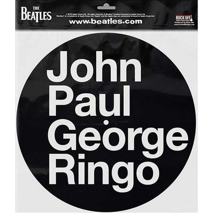 THE BEATLES ビートルズ (結成 65周年 ) - Drop T Logo & JPGR / 2枚セット / スリップマット