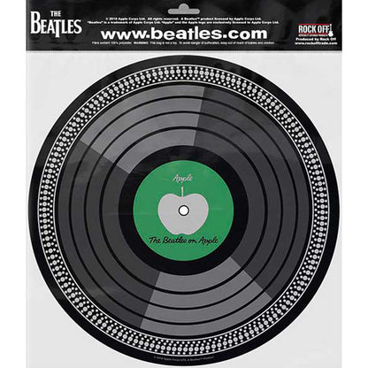 THE BEATLES (65th Anniversary) - Drop T Logo &amp; Apple / Set of 2 / Slipmat