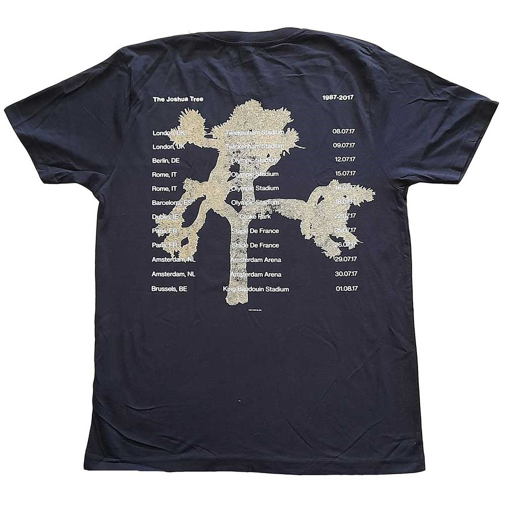 U2 ユーツー - Joshua Tree Photo / バックプリントあり / 2017ツアー限定 / Tシャツ / メンズ 【公式 / オフィシャル】