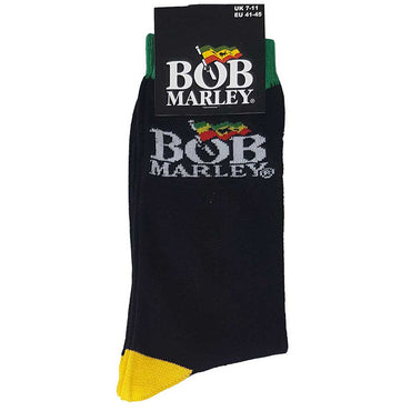 BOB MARLEY ボブマーリー (生誕 80年 ) - Logo / ソックス / メンズ