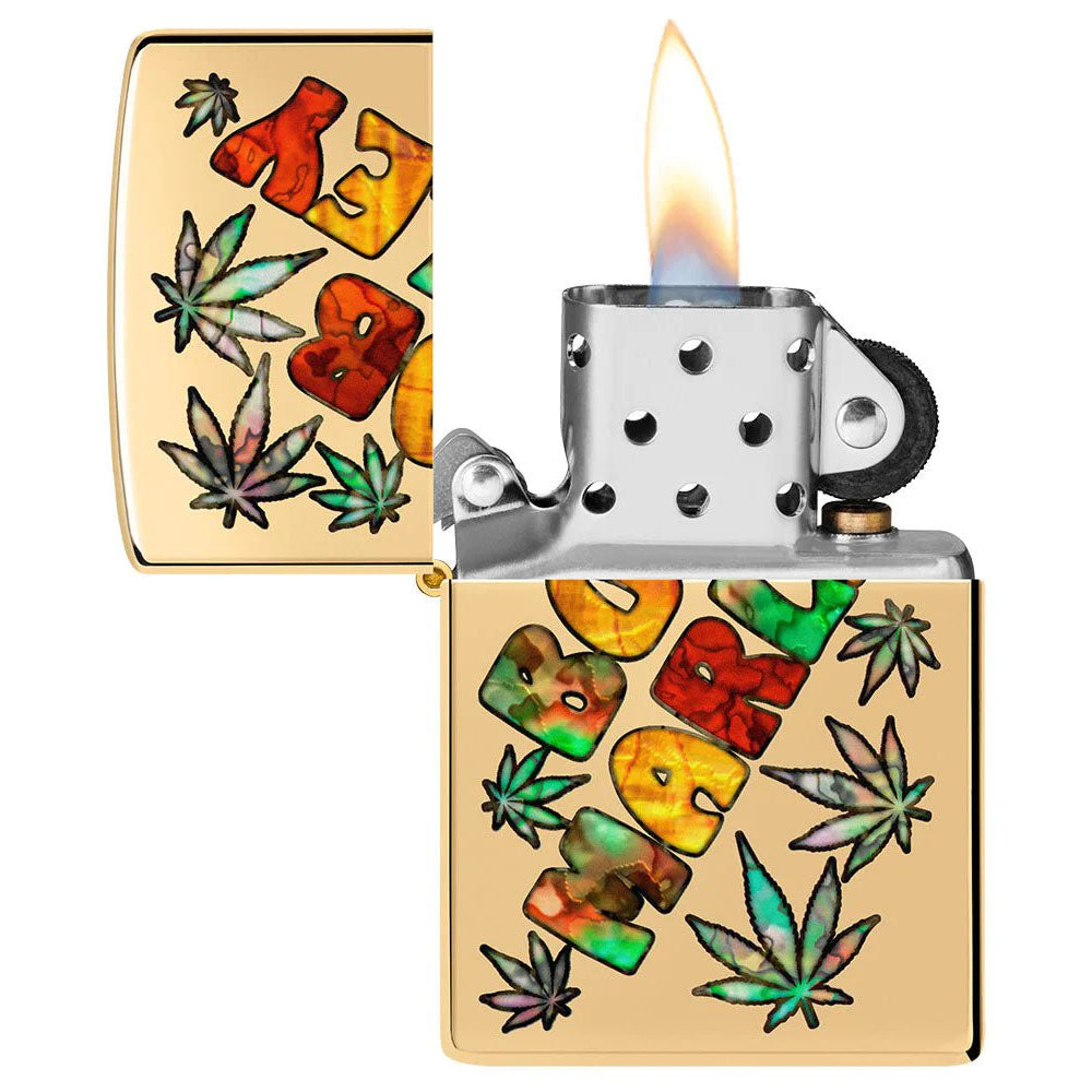 
                  
                    BOB MARLEY ボブマーリー (生誕 80年 ) - Fusion High Polish Brass Zippo Lighter / ライター
                  
                