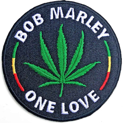 BOB MARLEY ボブマーリー (生誕 80年 ) - Leaf / ワッペン 【公式 / オフィシャル】