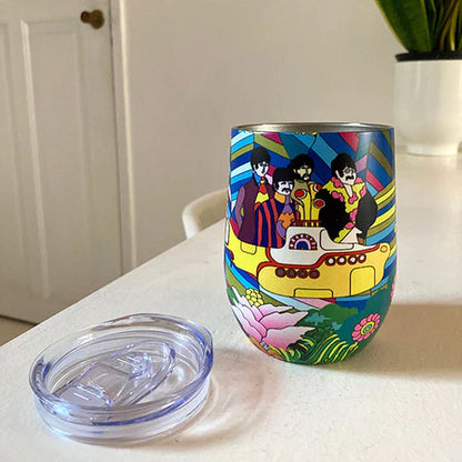 THE BEATLES ビートルズ (結成 65周年 ) - Yellow Submarine / Keep Cup / Disaster(U.K.ブランド) / 食器・グラス 【公式 / オフィシャル】