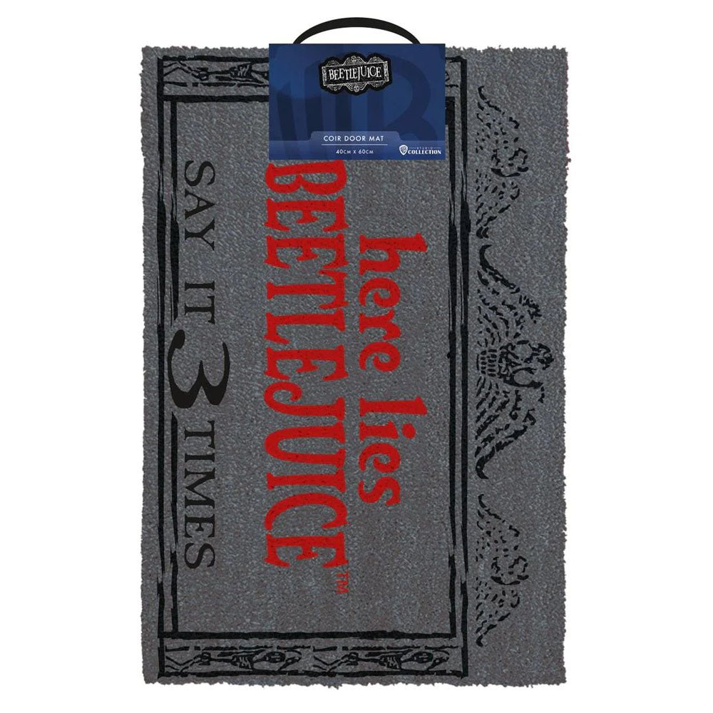 BEETLEJUICE ビートルジュース - Here Lies Beetlejuice / ドアマット - PGS