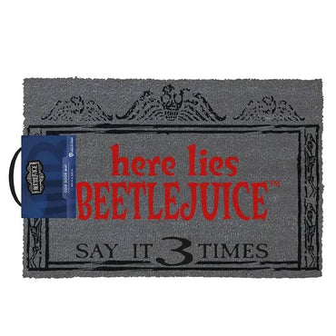 BEETLEJUICE ビートルジュース - Here Lies Beetlejuice / ドアマット