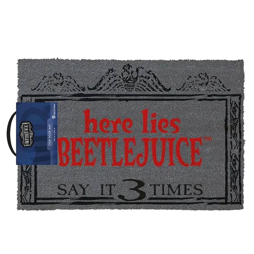 BEETLEJUICE ビートルジュース - Here Lies Beetlejuice / ドアマット 【公式 / オフィシャル】