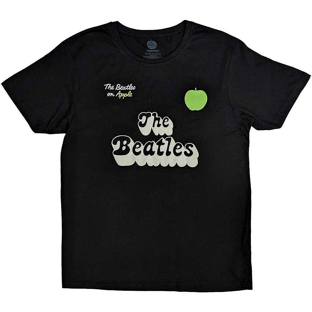 THE BEATLES ビートルズ (来日 60周年 ) - 70s Logo & Years / バックプリントあり / Tシャツ / メンズ