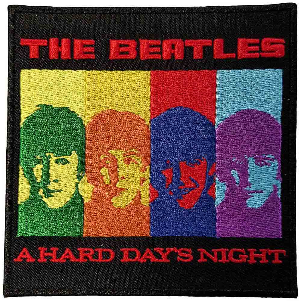 THE BEATLES ビートルズ (結成 65周年 ) - A Hard Day's Night Faces / ワッペン 【公式 / オフィシャル】