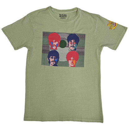 THE BEATLES (60th Anniversary of Their Japan Tour) - Yellow Submarine Magic Piano / Back Print / Men's T-Shirt