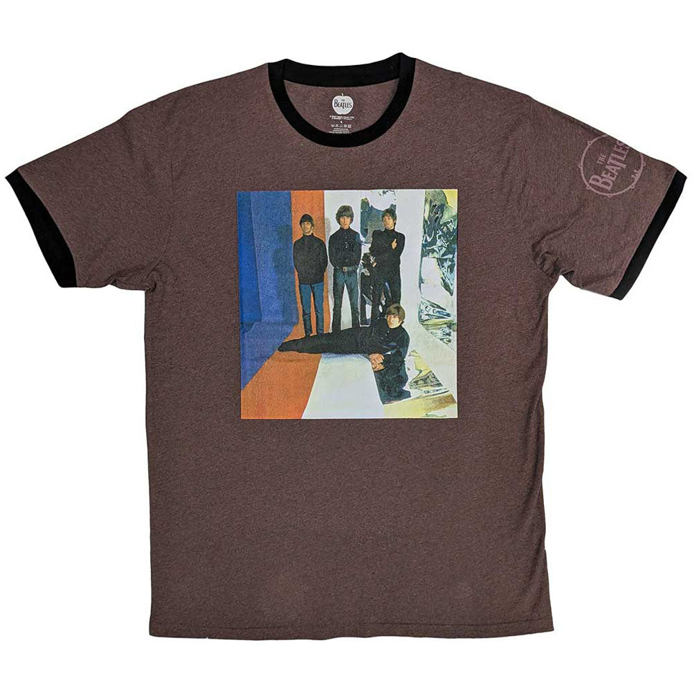 THE BEATLES ビートルズ (結成 65周年 ) - Stripes / Sleeve Print / リンガー / Tシャツ / メンズ 【公式 / オフィシャル】