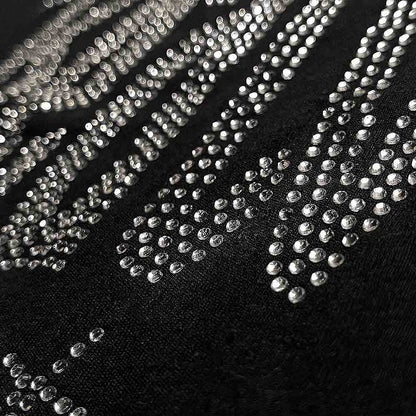 THE BEATLES ビートルズ (来日 60周年 ) - Retro Logo / Embellished / Tシャツ / メンズ