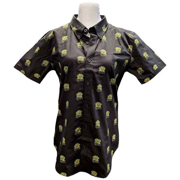 QUEEN (50th Anniversary of First Visit to Japan) - Crest Pattern / Collared Shirt / Men's