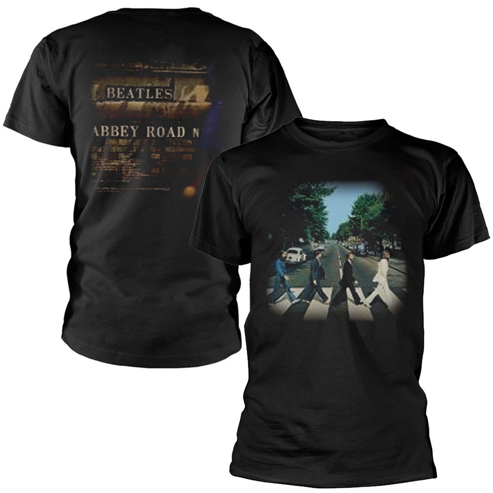 THE BEATLES ビートルズ (結成 65周年 ) - Abbey Road / バックプリントあり / Tシャツ / メンズ 【公式 / オフィシャル】