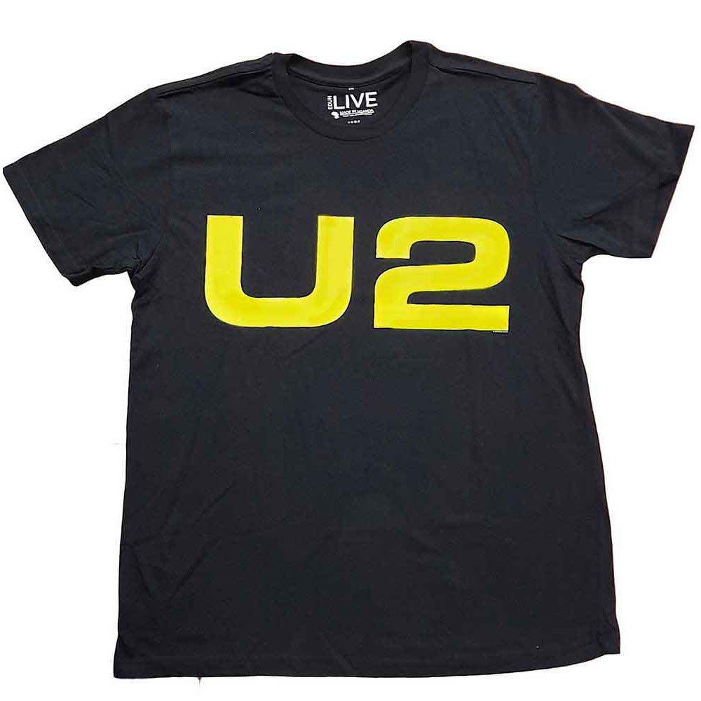 U2 UNISEX T-SHIRT U2 - Logo 2018 / Back Print / EX-TOUR / T-shirt / Men's
