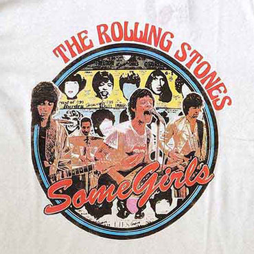 ROLLING STONES ローリングストーンズ (来日 35周年 記念 ) - Some Girls Circle / 半袖ラグラン / リンガー / Tシャツ / メンズ 【公式 / オフィシャル】