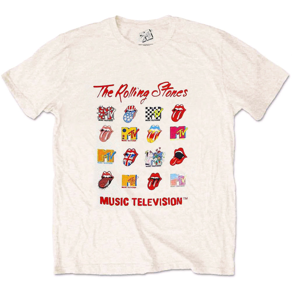 ROLLING STONES ローリングストーンズ - MTV Rolling Stones Logo Mashup / Tシャツ / メンズ 【公式 / オフィシャル】