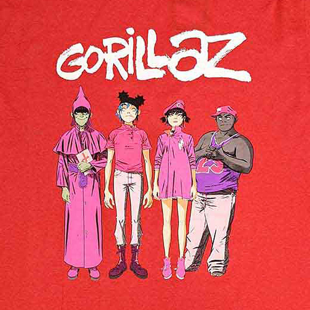 GORILLAZ ゴリラズ (2026.3.20 新譜 発売 記念 ) - Cracker Island Standing Group / Tシャツ / メンズ